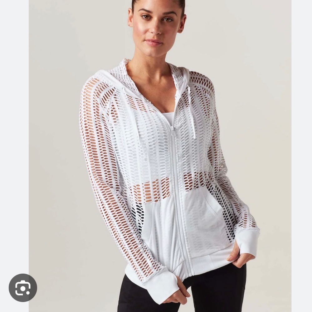 NWT🎉Blanc Noir mesh hoodie/ Small